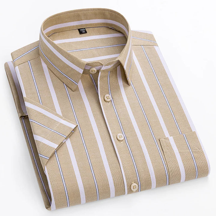 Givalli - Chemise en Coton à Manches Courtes 