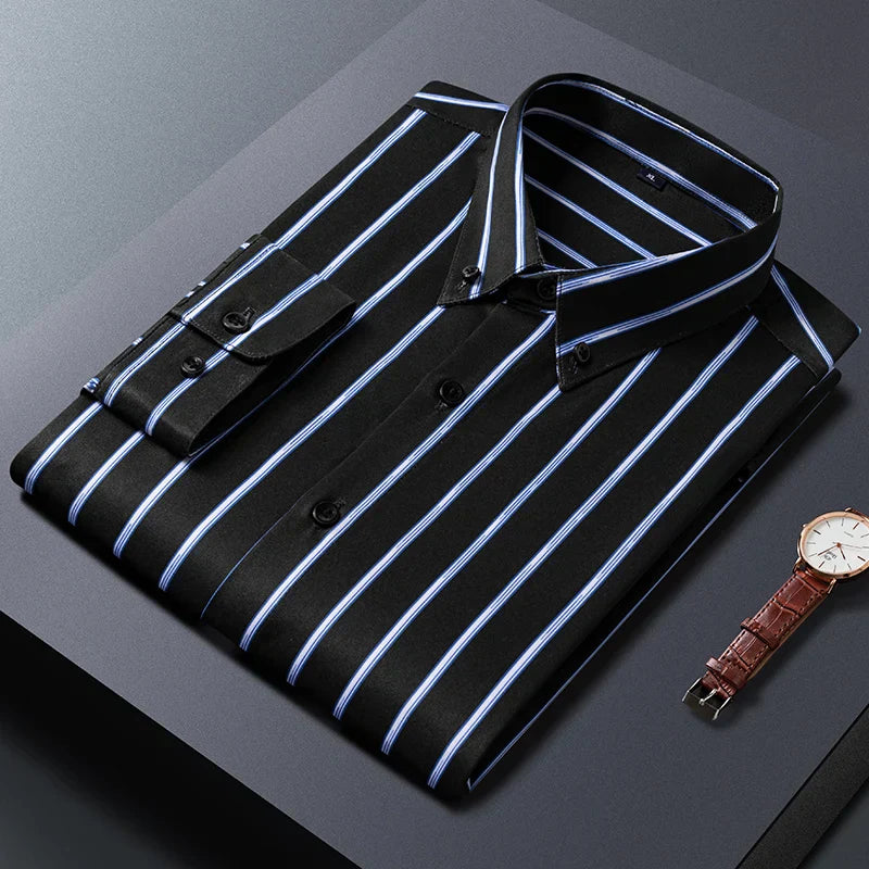 Givalli - Chemise élégante à rayures pour hommes 