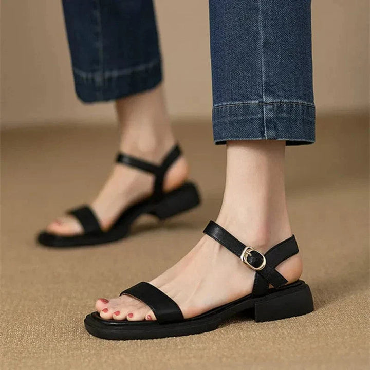 Sandales à talons en cuir Klarina 