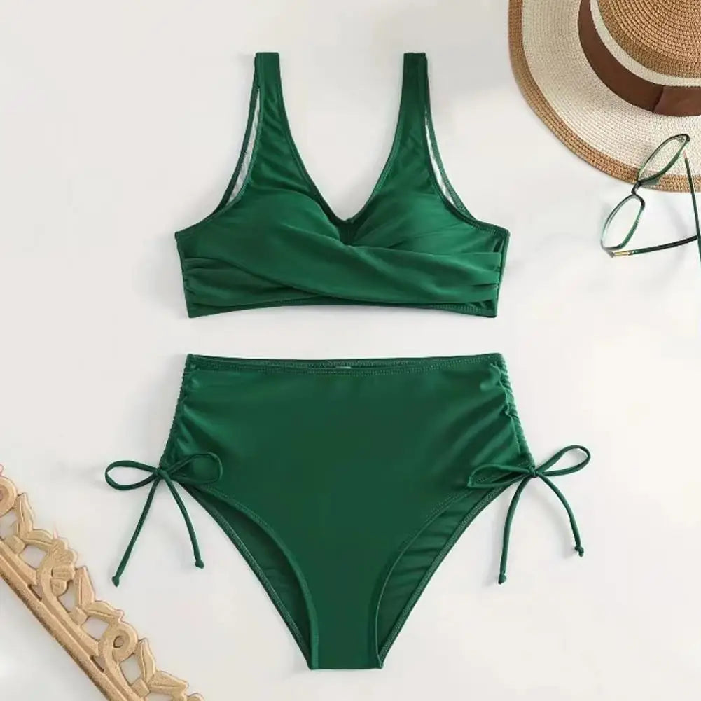 Brielle™ | Ensemble bikini sculptant le ventre avec un élégant décolleté en V 