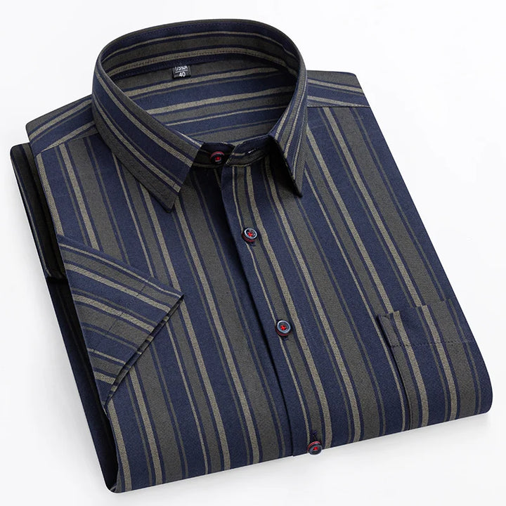 Givalli - Chemise en Coton à Manches Courtes 
