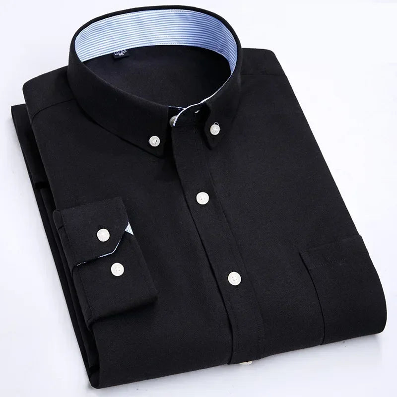 Chemise en coton à manches longues 
