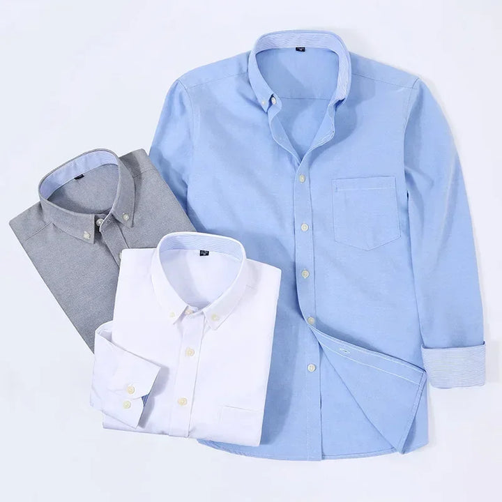 Chemise en coton à manches longues 