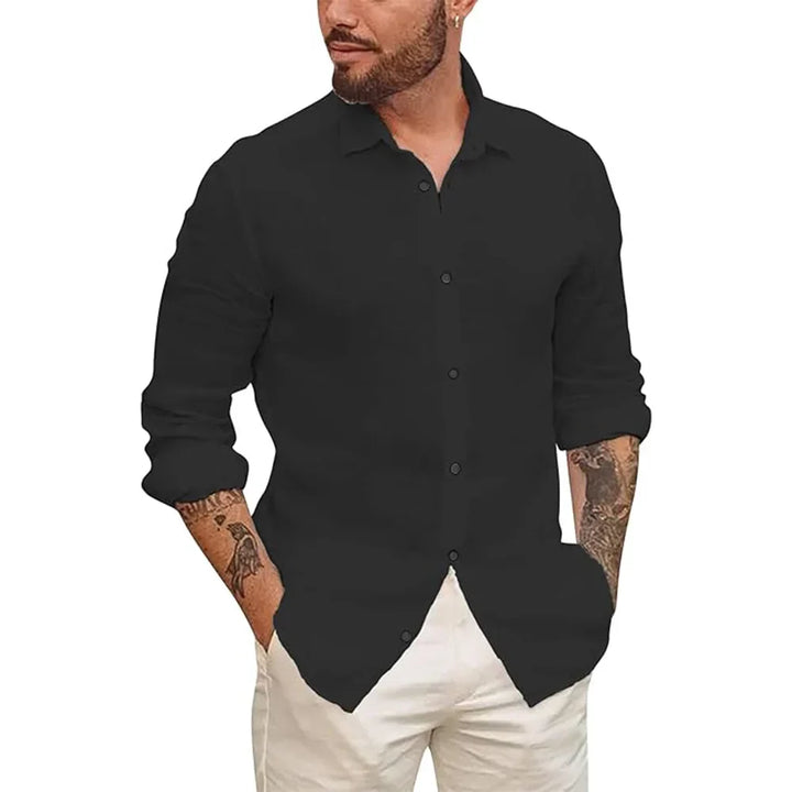 Chemise en lin et coton hawaïen 