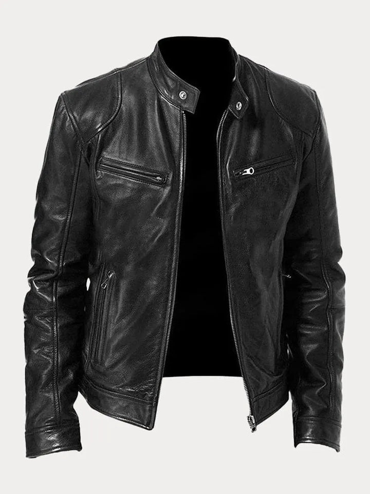 Nicolò™ | Timeless Casual Leather Jacket