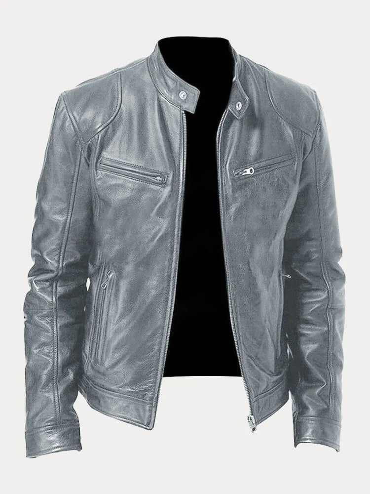 Nicolò™ | Timeless Casual Leather Jacket