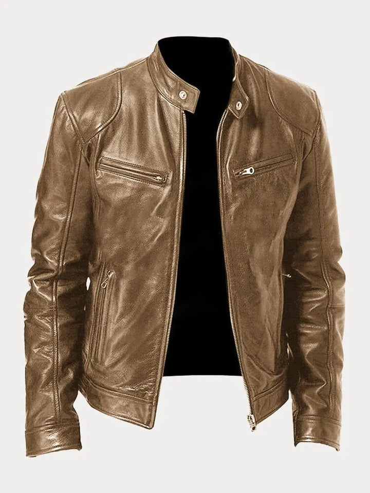 Nicolò™ | Timeless Casual Leather Jacket