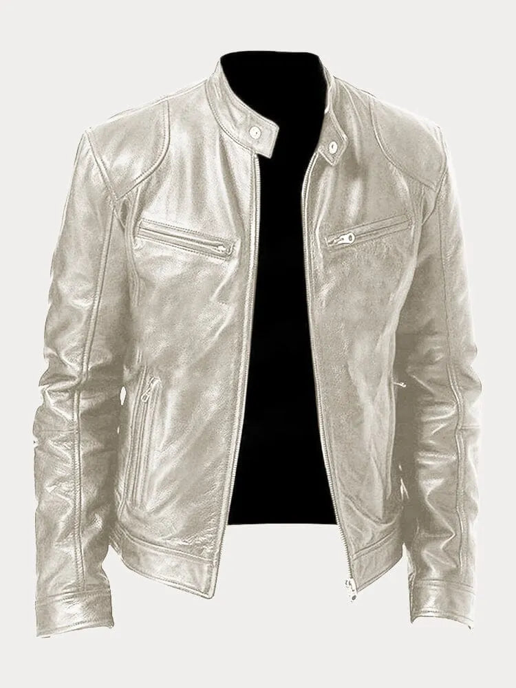 Nicolò™ | Timeless Casual Leather Jacket
