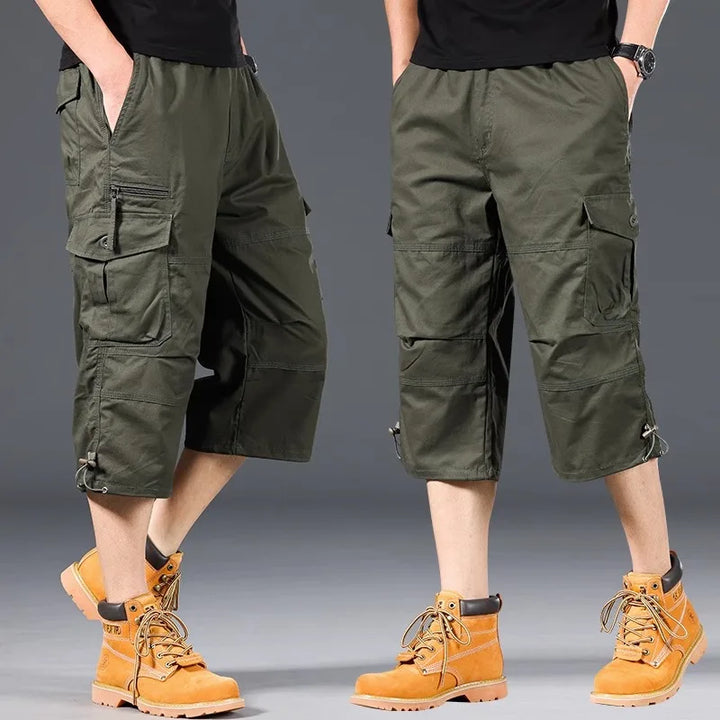 Longs Shorts Cargo en Coton 