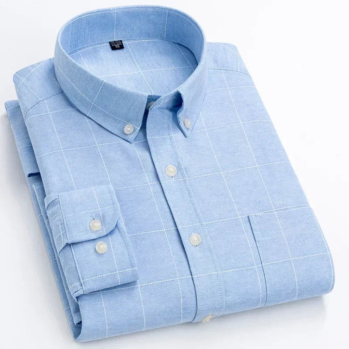 Chemise en coton à manches longues 