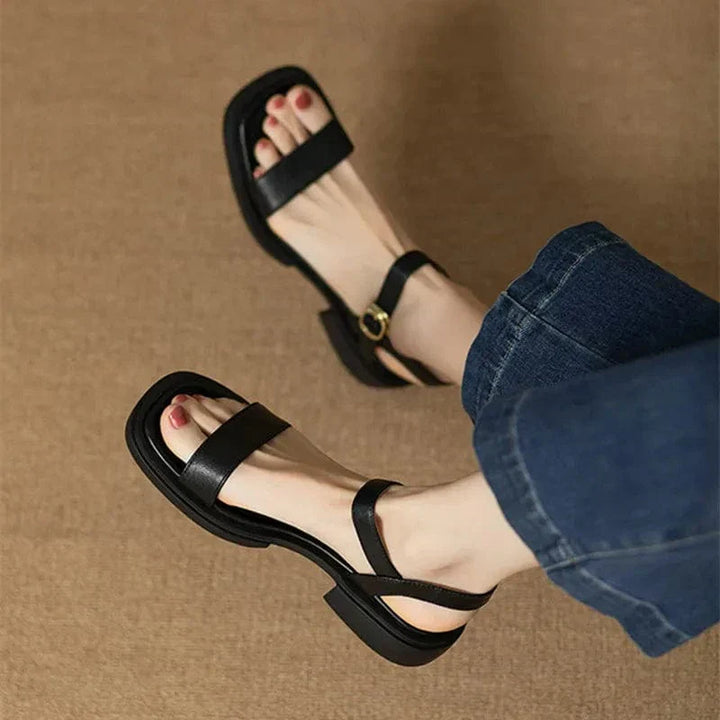 Sandales à talons en cuir Klarina 