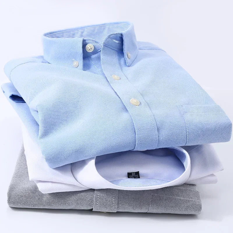 Chemise en coton à manches longues 