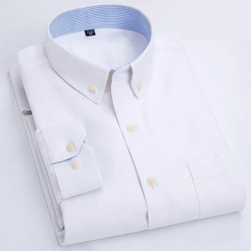 Chemise en coton à manches longues 