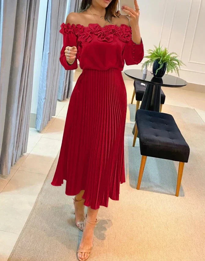 Aria™ | Dreamy Off-Shoulder Dress