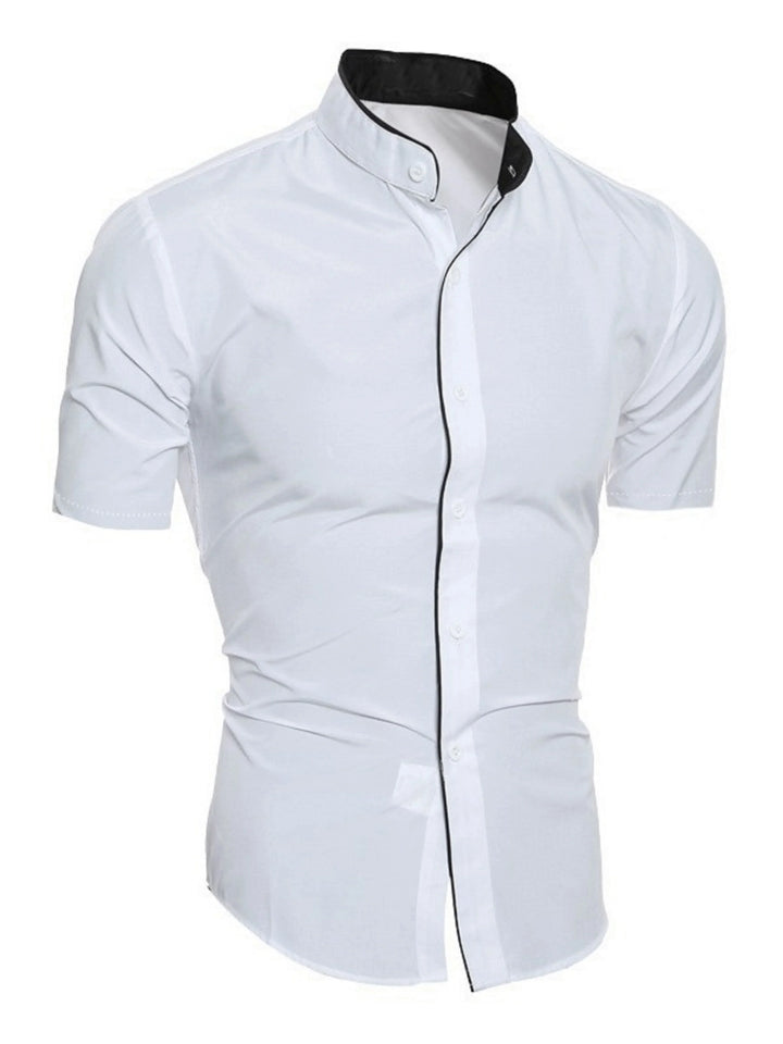 Chemise en coton à manches courtes 