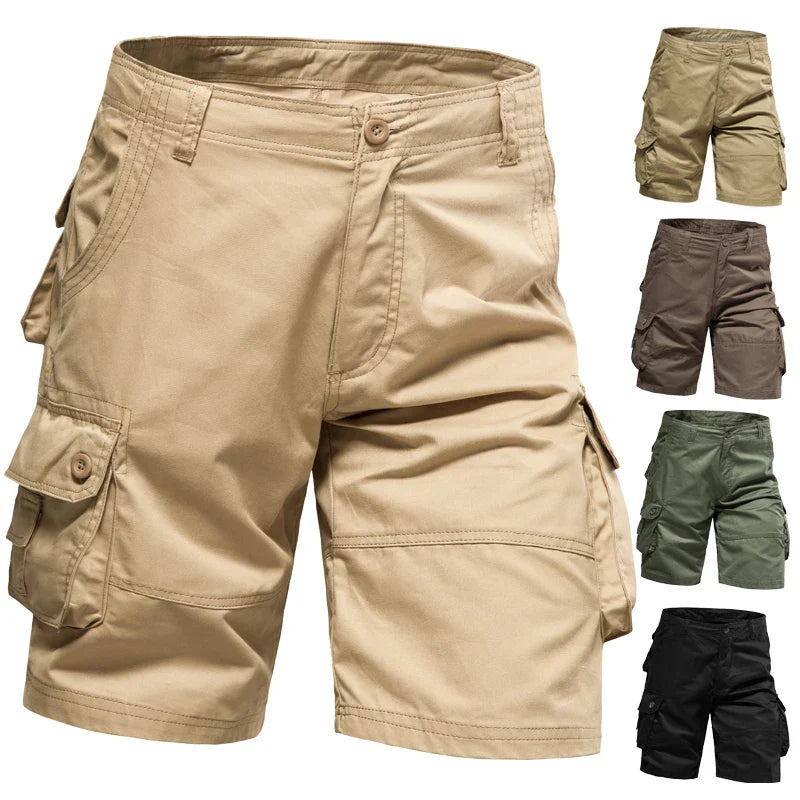 Shorts pour hommes à poches multiples 