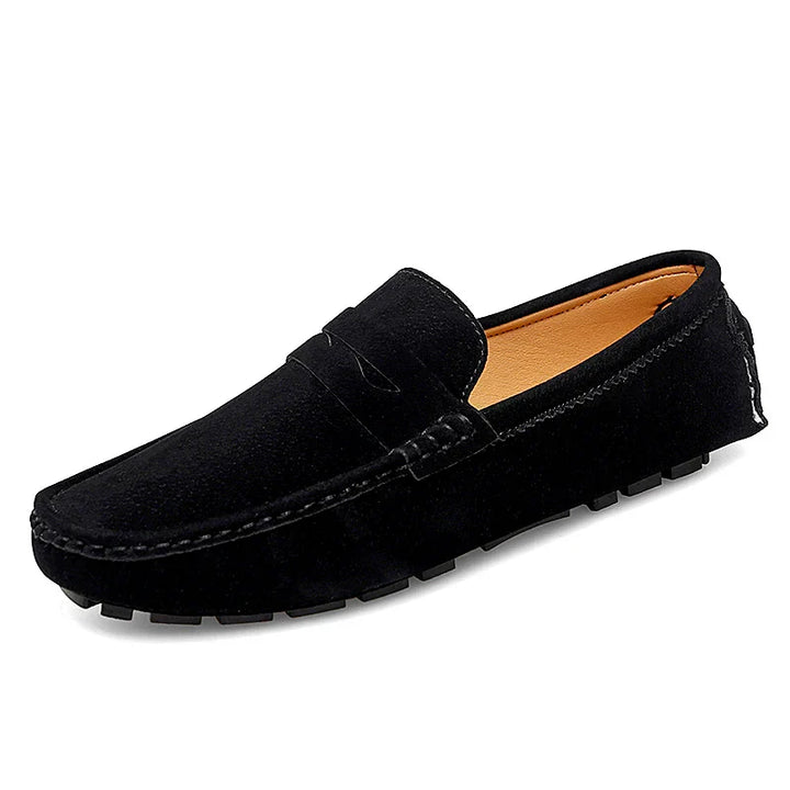 Mocassins en daim pour bateau 