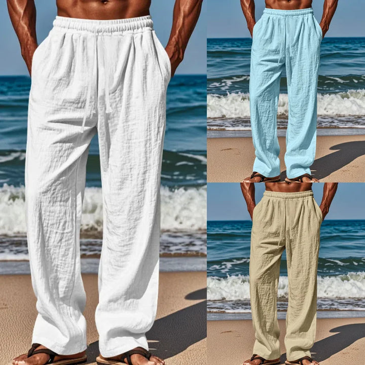 Pantalons en lin confortables 