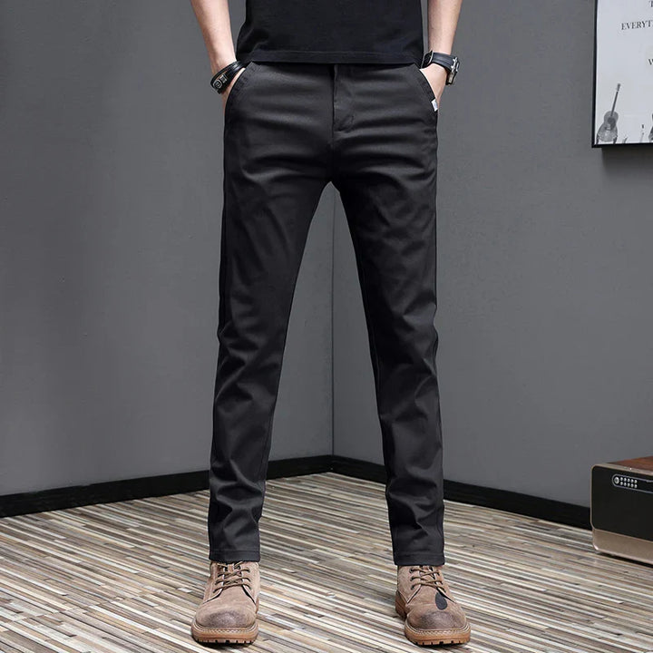 Pantalon en coton décontracté 