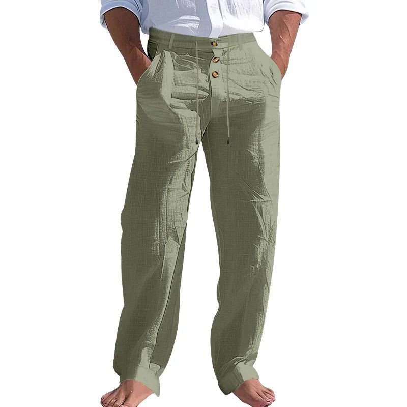 Pantalon d'été en lin 