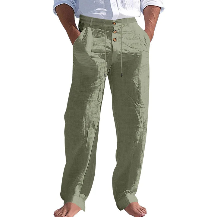 Pantalon d'été en lin 