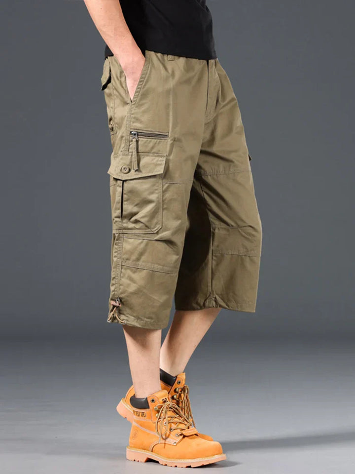 Longs Shorts Cargo en Coton 