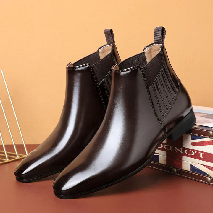 Peyton™ | Graceful Faux Leather Booties