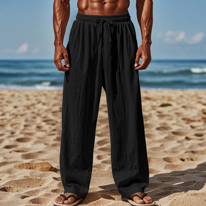 Pantalons en lin confortables 