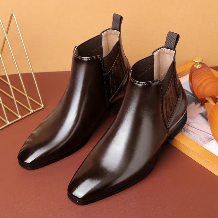 Peyton™ | Graceful Faux Leather Booties