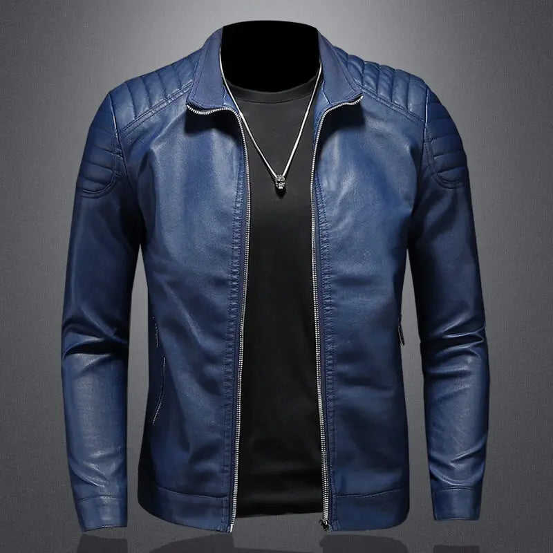 Veste en cuir de qualité supérieure 