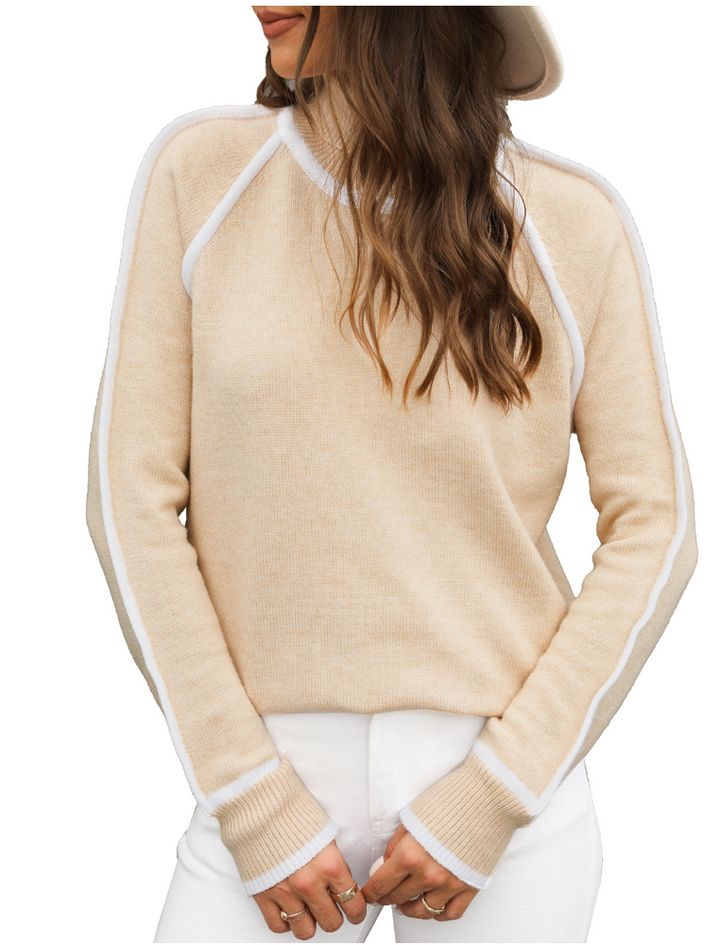 Elle | Pull à col roulé confortable pour femmes 
