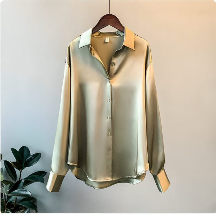 Margot - Blouse en satin élégante 