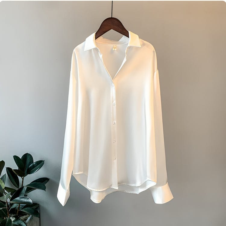 Margot - Blouse en satin élégante 