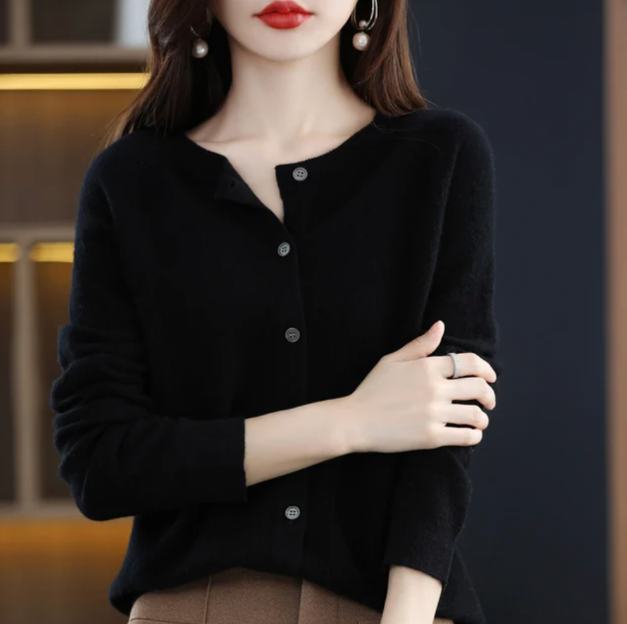 VIVIENNE JE CHAUD CARDIGAN TRICOTÉ CONFORTABLE 