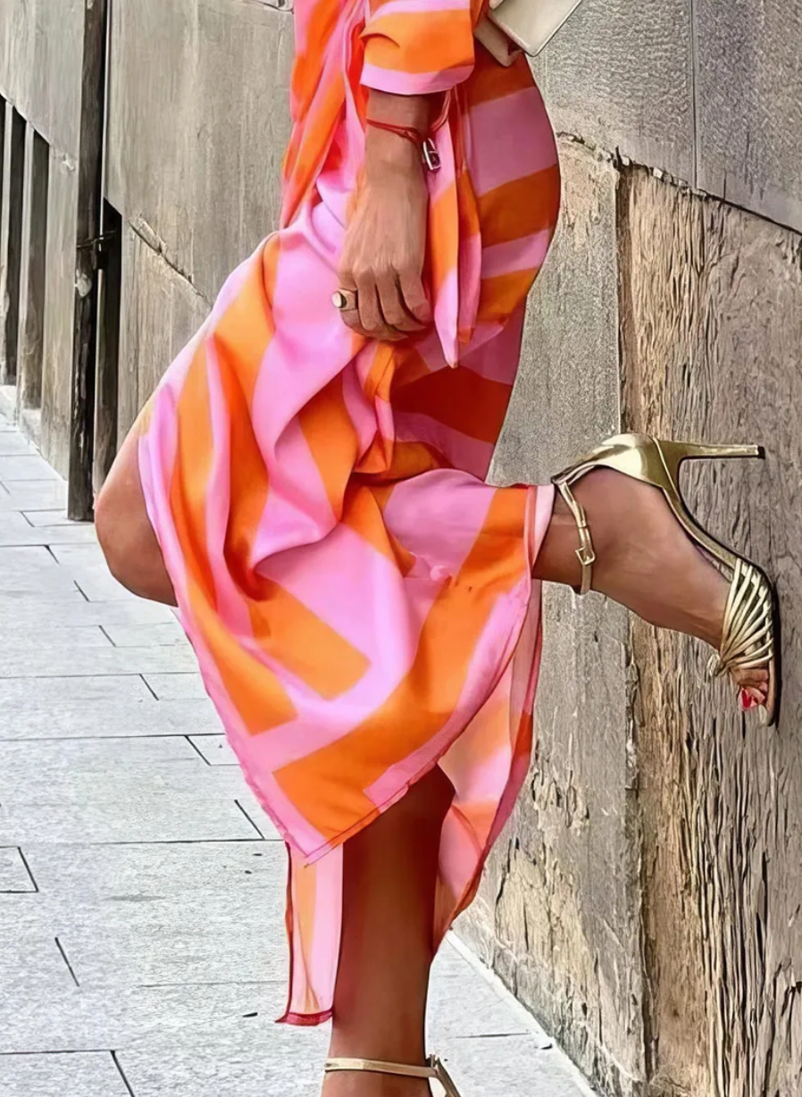 Amira - Robe à Imprimé Cachemire 