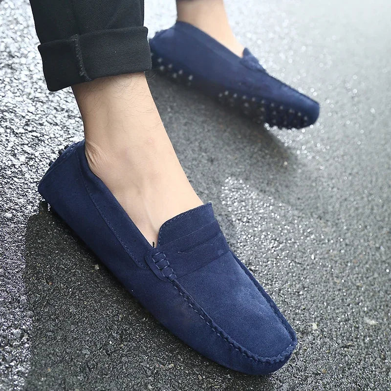 Mocassins en daim décontractés 