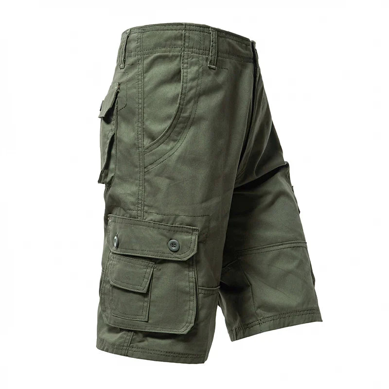 Shorts cargo décontractés jusqu'aux genoux 