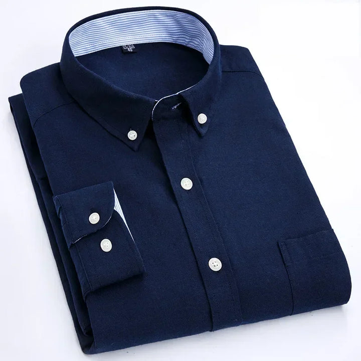 Chemise en coton à manches longues 