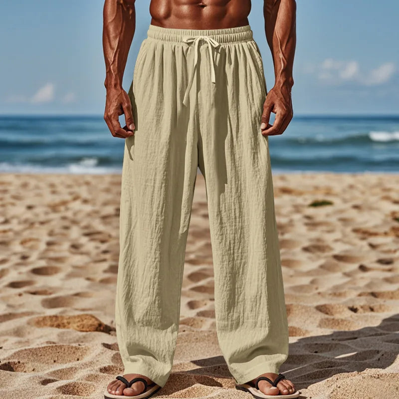 Pantalons en lin confortables 