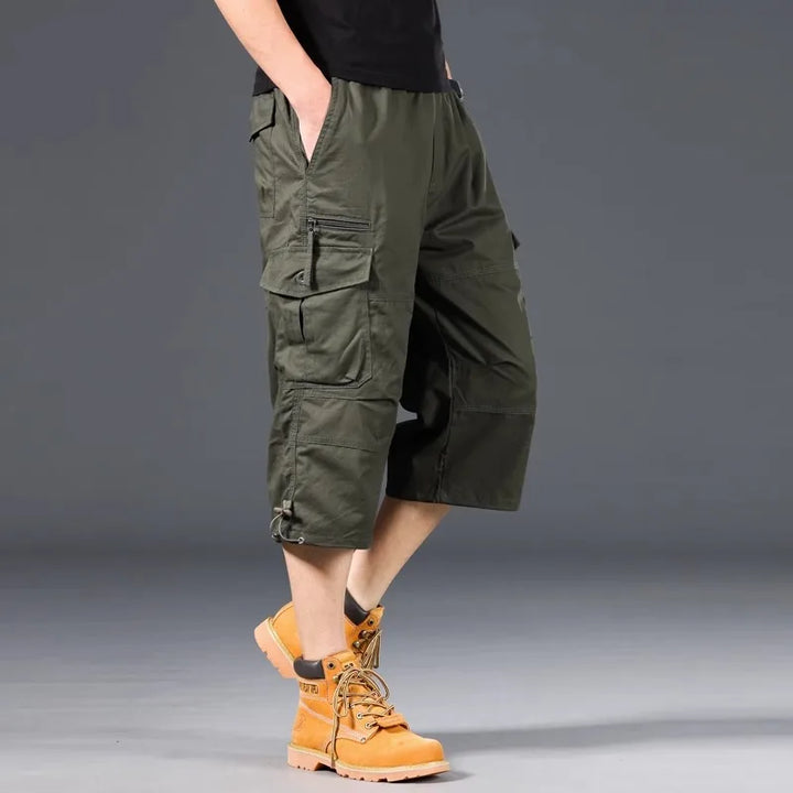 Longs Shorts Cargo en Coton 