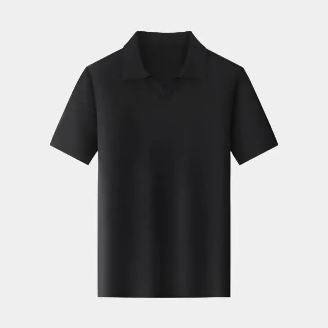 Polo à manches courtes sans boutons quotidien - Leviana 