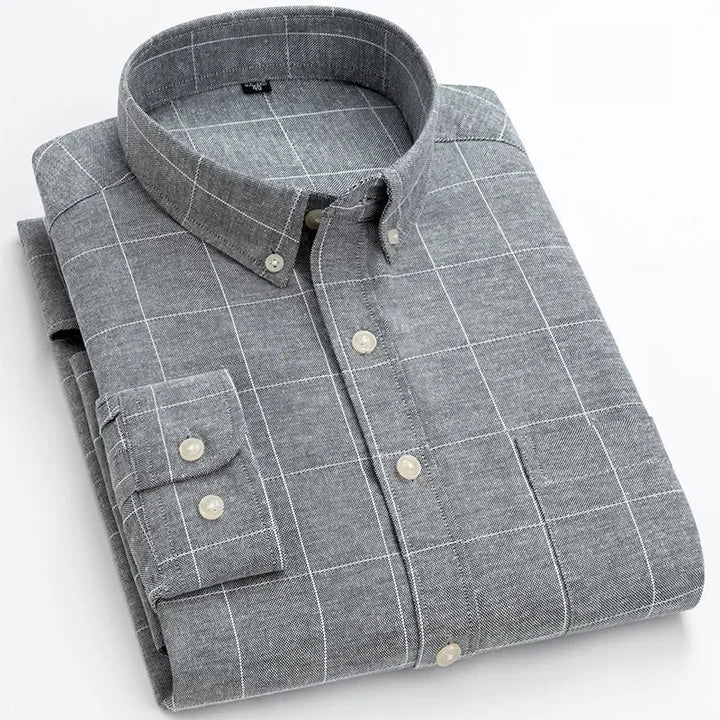 Chemise en coton à manches longues 