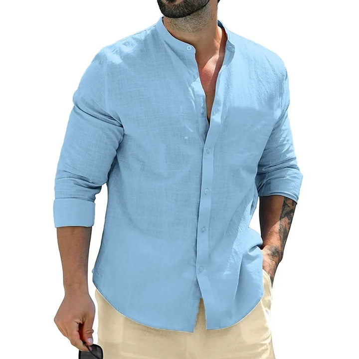 Chemise en lin pour homme 
