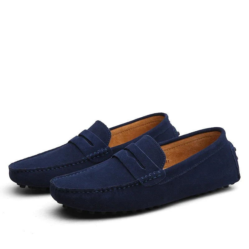 Mocassins en daim décontractés 