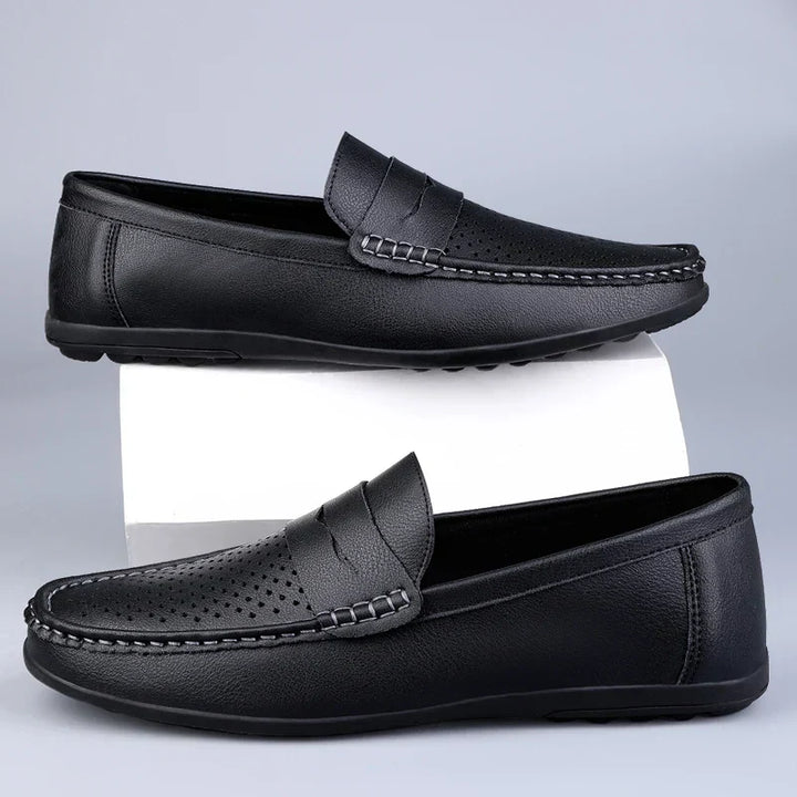 Mocassins en cuir italien classique 