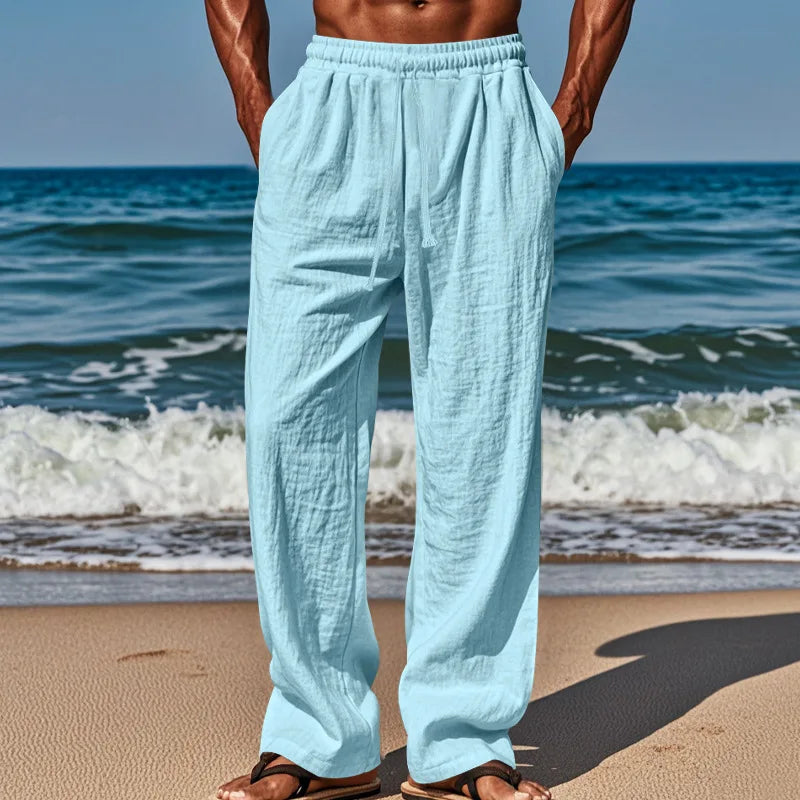 Pantalons en lin confortables 