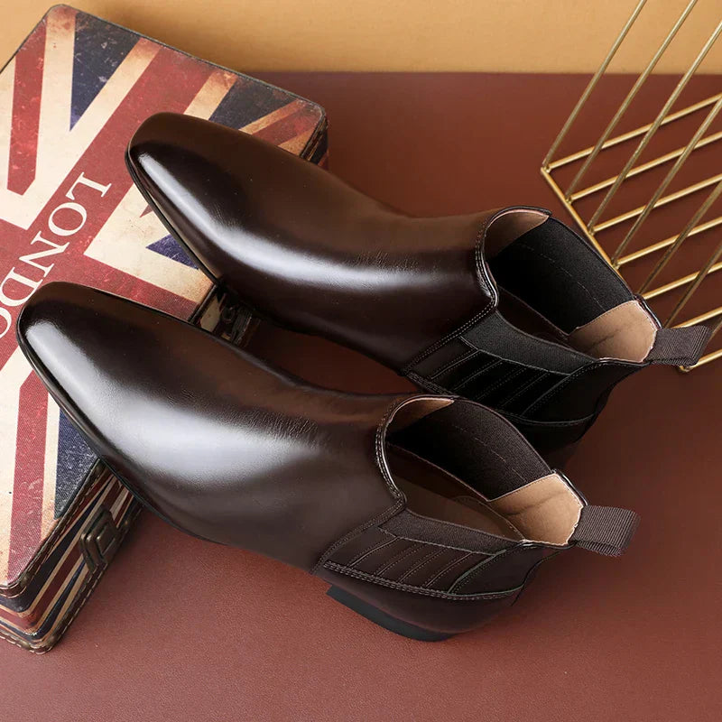 Peyton™ | Graceful Faux Leather Booties