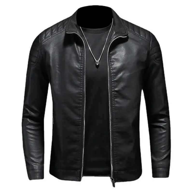Veste en cuir de qualité supérieure 