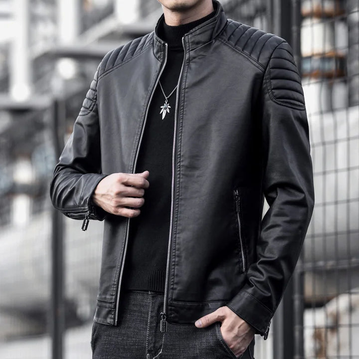 Veste en cuir de qualité supérieure 