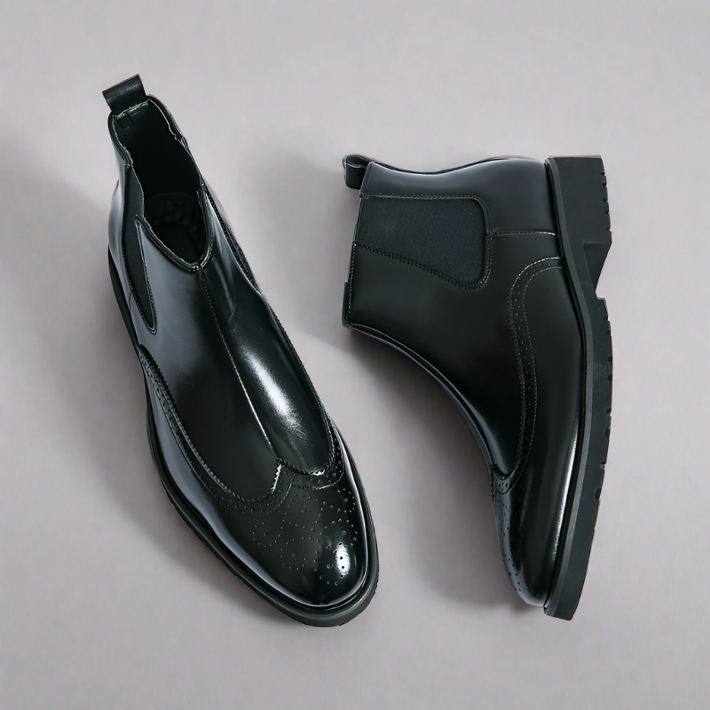 Dwight™ | Timeless Faux Leather Elegance